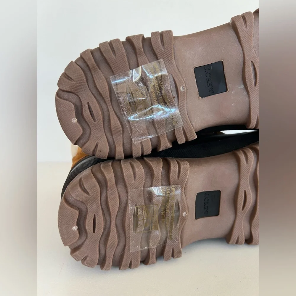 J.Crew Perfect Winter Boots with Sherpa in Pecan Camel, size 10M
